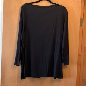 Old Navy black boat neck top XXL